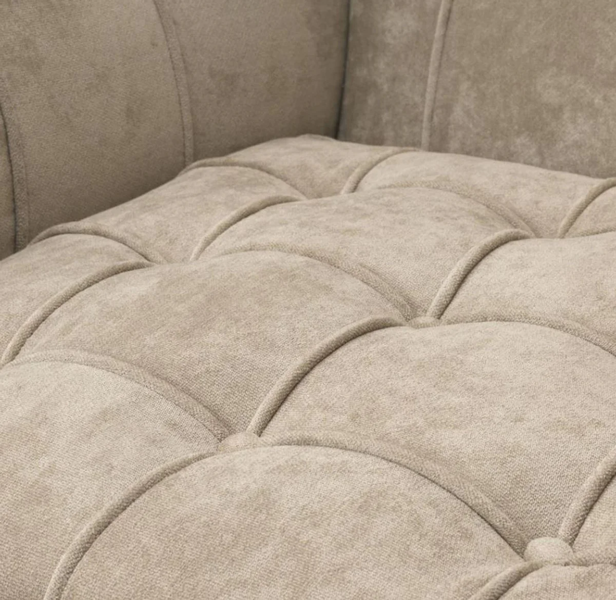 Luxury armchair Greige 94 x 82 x H. 77 cm - Hotel Collection