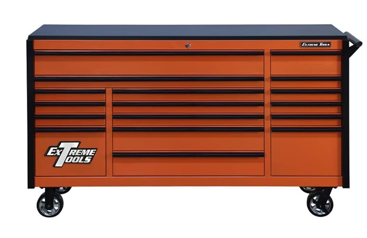 Extreme Tools DX Series 72" 17 Drawer Roll Cabinet
