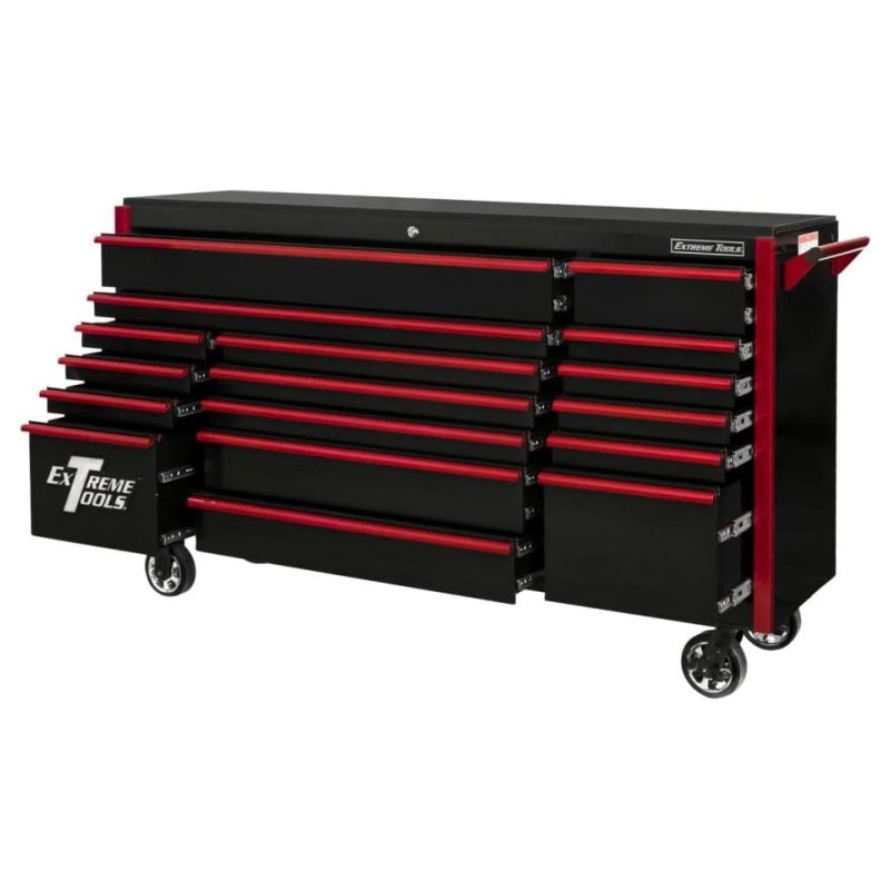 Extreme Tools Rx Series Roller Cabinet 72 inches X 30 inches Black