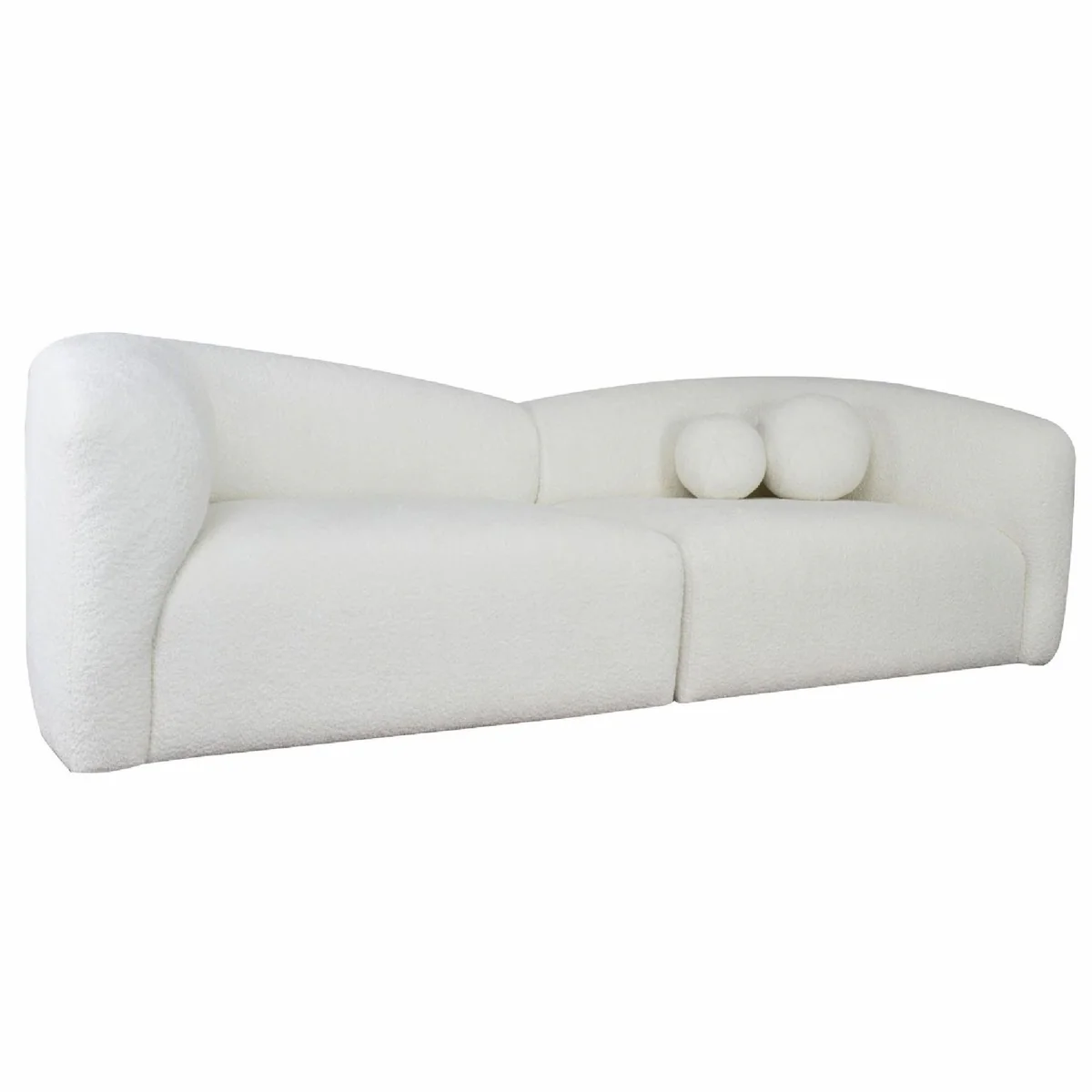 Luxury Sofa White 235 cm - Modular Living Room Sofa