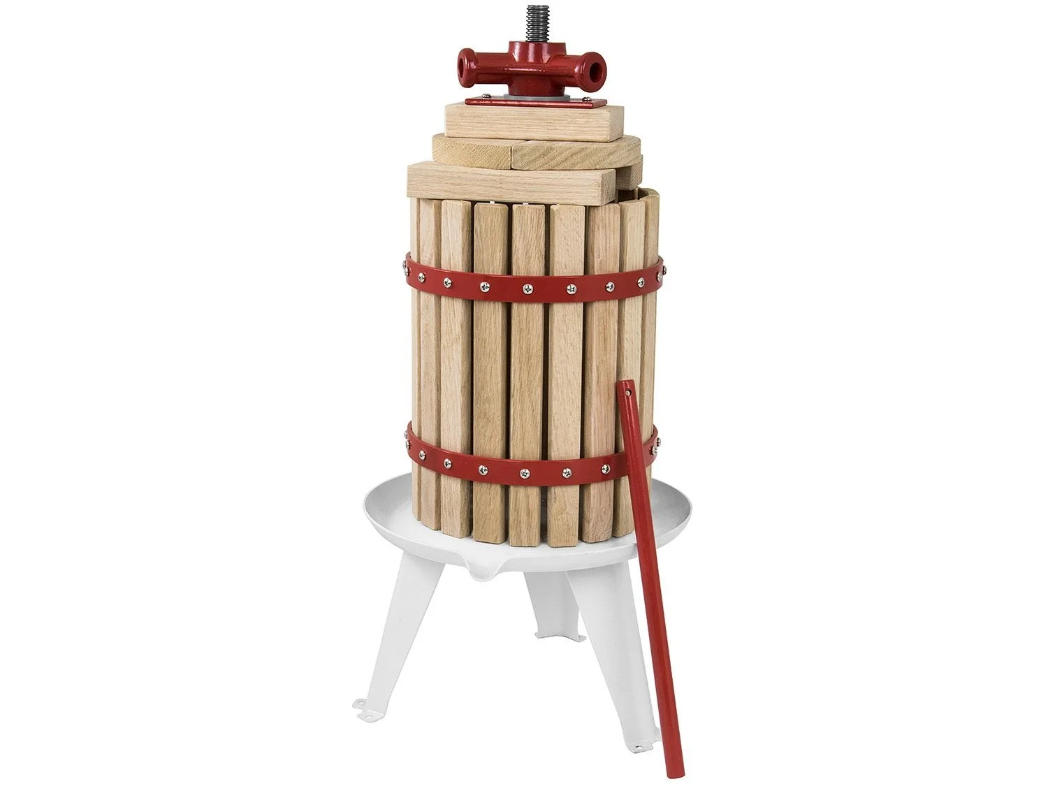 Güde fruit press, mechanical, with steel spindle