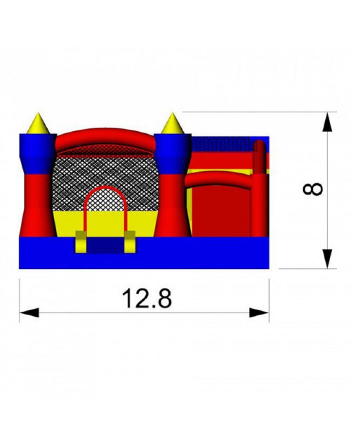 Mist Kingdom Commercial Inflatable Combo