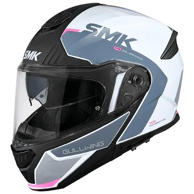 SMK GULLWING KRESTO HELMET BLACK / GRAY / PINK