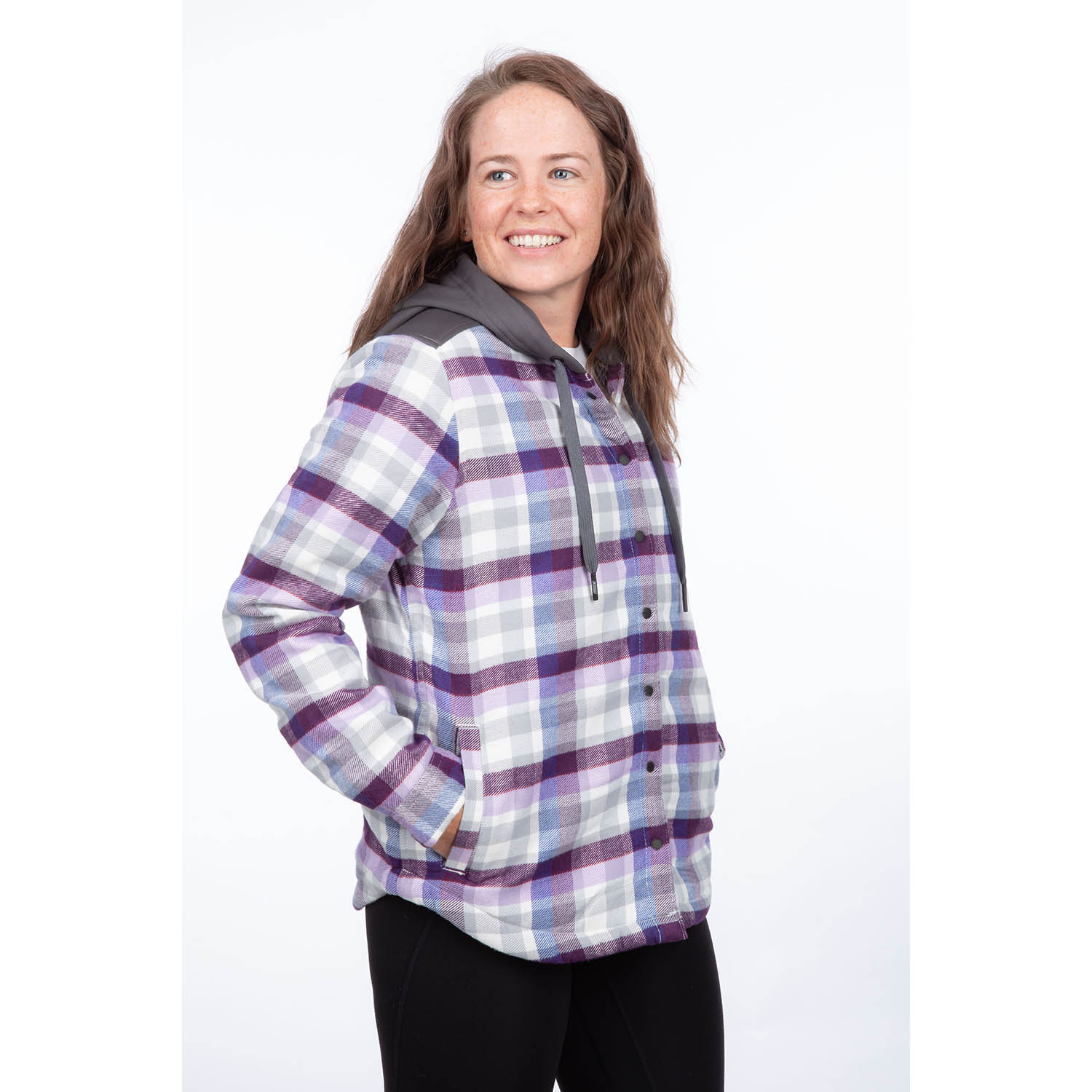 Big Sky Fleece Lineed Flannel Hoodie