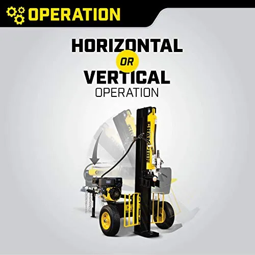 Champion Power Equipment-100251 25-Ton Horizontal/Vertical Full Beam Gas Log Splitter with Auto Return