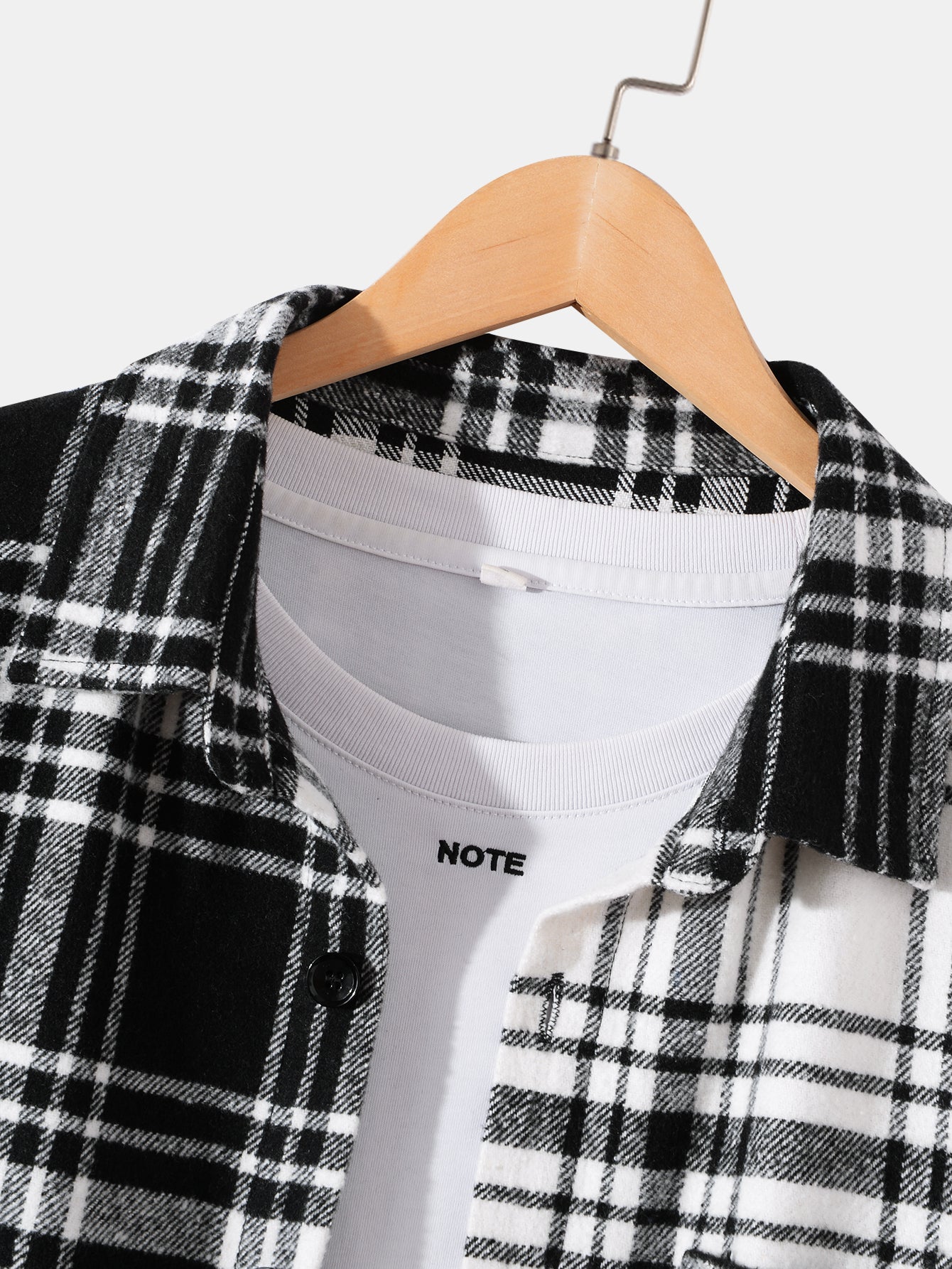 Patchwork Flannel Plaid Overshirt