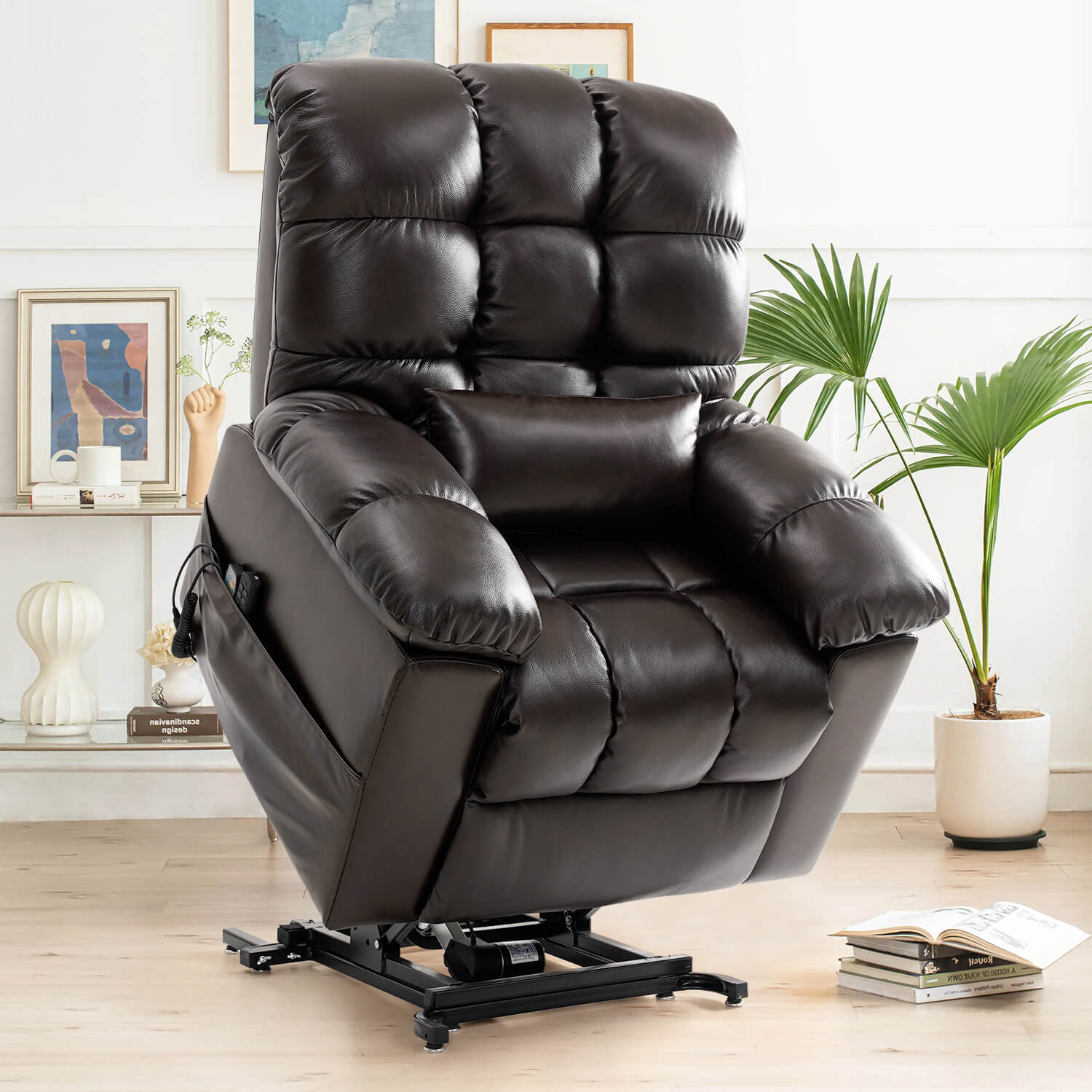 Zero Gravity Power Lift Recliner Chair, Three Motor