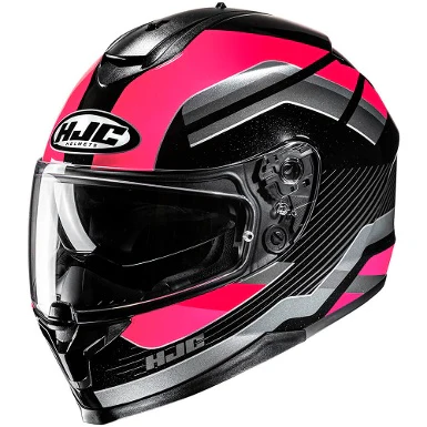 HJC C70N BELIS HELMET - BLACK / PINK