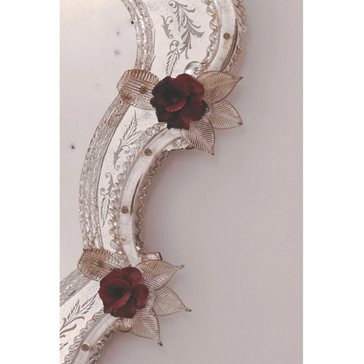 Luxury Baroque Mirror Red - Magnificent wall mirror in Venetian style - Hotel furniture - Castle furniture - Baroque furniture - Luxury furniture in Baroque style - Made in Italy