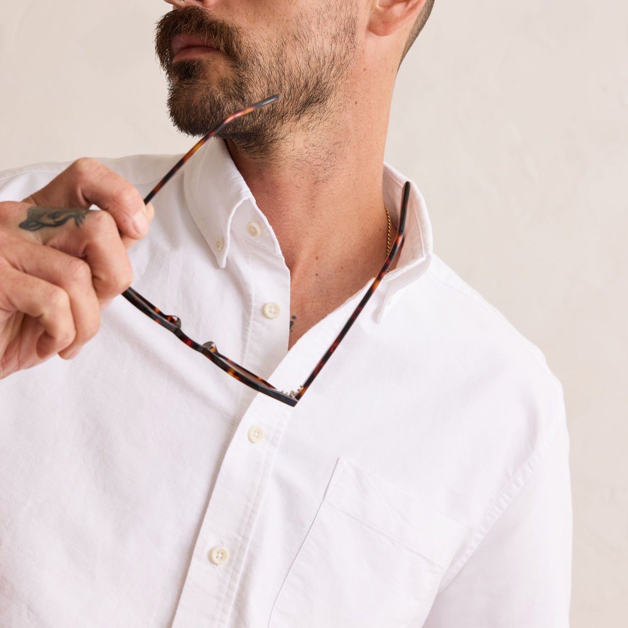 The Jack in White Everyday Oxford