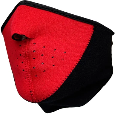 MASCARILLA RACER RM05 NEGRO / ROJO