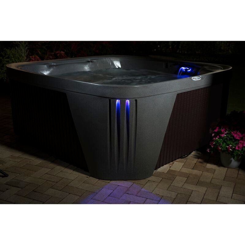 Aquarest Spas, Powered By Jacuzzi Pumps 6 - Person 45 - Jet Square Plug And Play Hot Tub with Ozonator