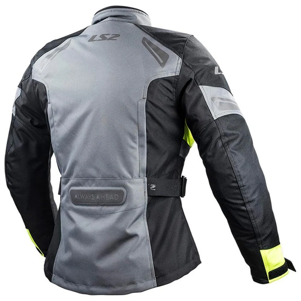 LS2 PHASE LADY JACKET GRAY / YELLOW