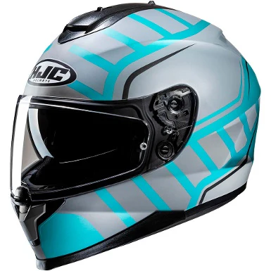 CASCO HJC C70N HOLT - GRIS / AZUL